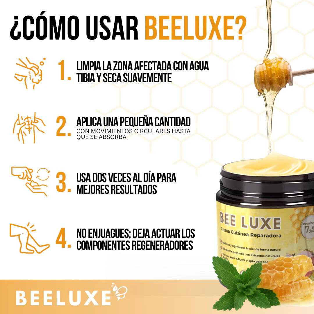BeeLuxe™ - Restaura, reafirma y renueva tu piel con el poder natural del veneno de abeja.