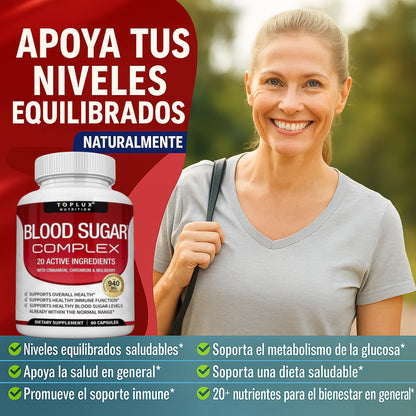 Blood Sugar Complex™ Controla tus niveles de azúcar de forma natural