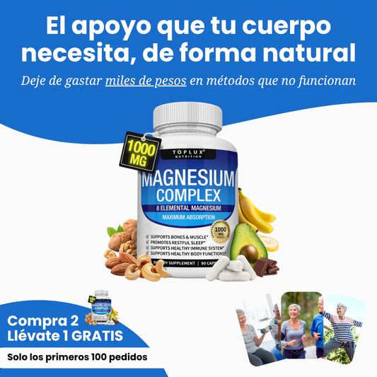 Magnesio 8 en 1 - Consigue un equilibrio físico y mental