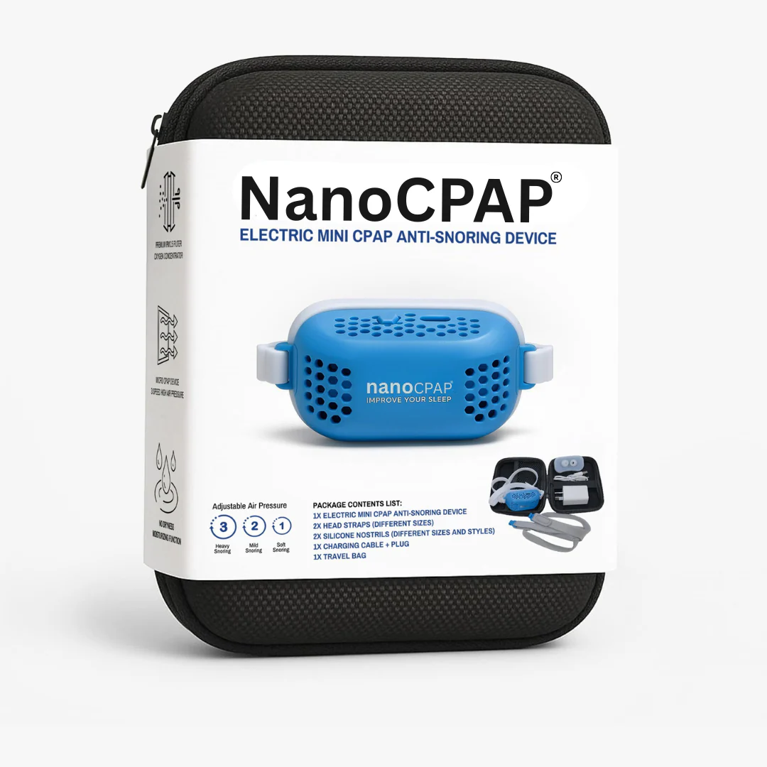 NanoCPAP® Dispositivo Eléctrico para Dormir sin Ronquidos