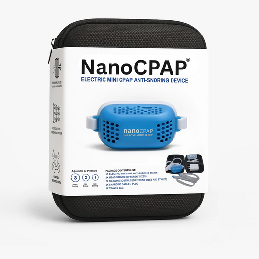 NanoCPAP® Dispositivo Eléctrico para Dormir sin Ronquidos